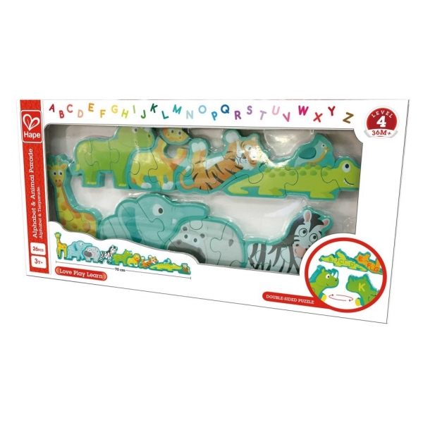 Продукт Hape - Азбука и животни – пъзел - 0 - BG Hlapeta